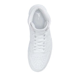 N370O Tenis Air Jordan 1 Mid Triple White