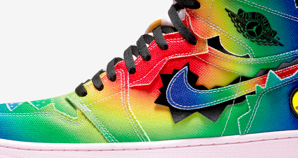 N370O J Balvin Air jordan 1 Verde Air Jordan 1 J. Balvin Tenis de mujer Bota